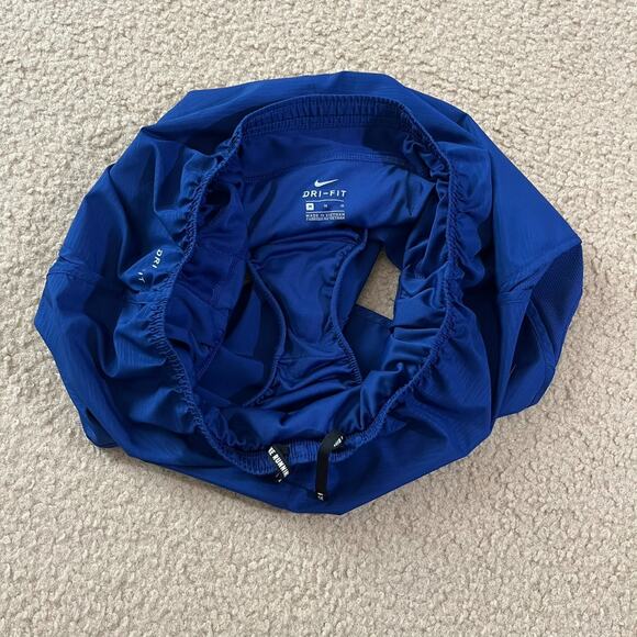 Nike Womens Modern Tempo Embossed Running Shorts Blue Size Medium - Picture 4 of 8